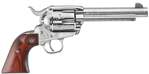 VAQUERO 45LC SS 5.5" ENGRAVED 5157|DIAMOND WD GRIPS