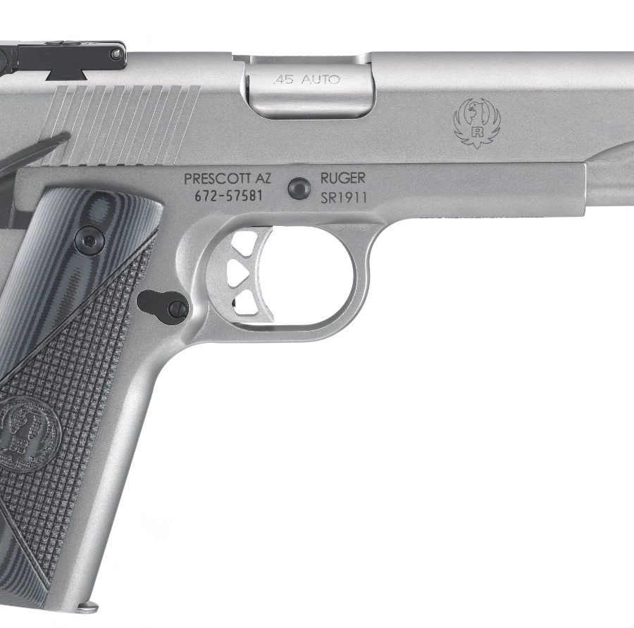 SR1911 TARGET 45ACP SS/G10 5" 6736 | BOMAR STYLE ADJ SIGHTS