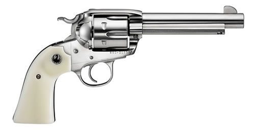VAQUERO BISLEY 357MAG 5.5" FS 5130 SIMULATED IVORY GRIPS