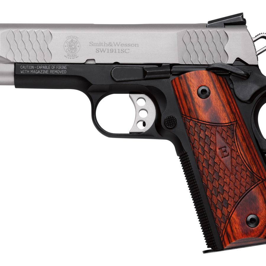 SW1911SC 45A 4.25" SS NS E-SER 108485 E-SERIES/SCANDIUM FRAME