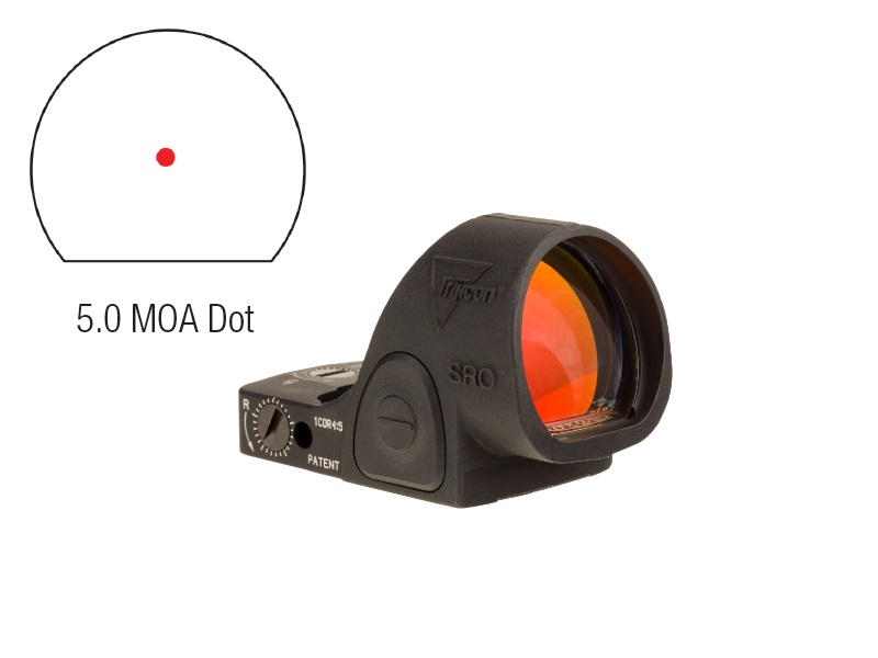 SRO ADJ SIGHT LED 5MOA RED SRO3-C-2500003| ADJ RED DOT