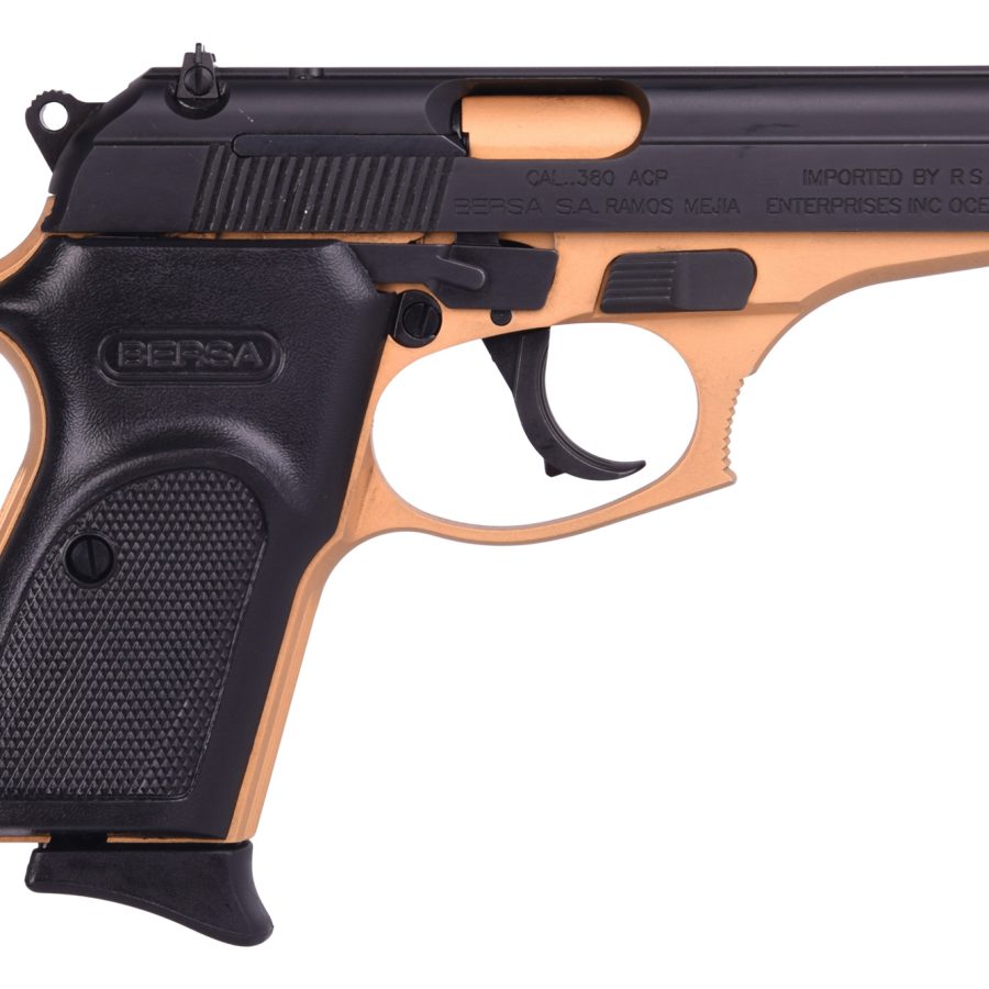 THUNDER 380 GOLD/BLACK 380ACP CERAKOTE GOLD FRAME