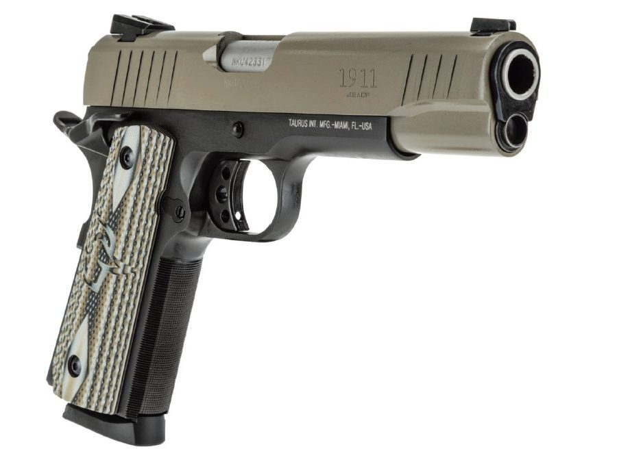 1911FS 45ACP SAND 5" 8+1 AS 1-191101S-VZ | CUSTOM VZ GRIPS