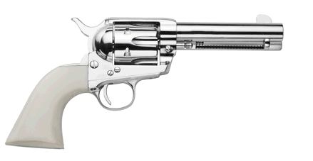 1873 SA 45LC NKL/WHT 4.75" FRONTIER SERIES