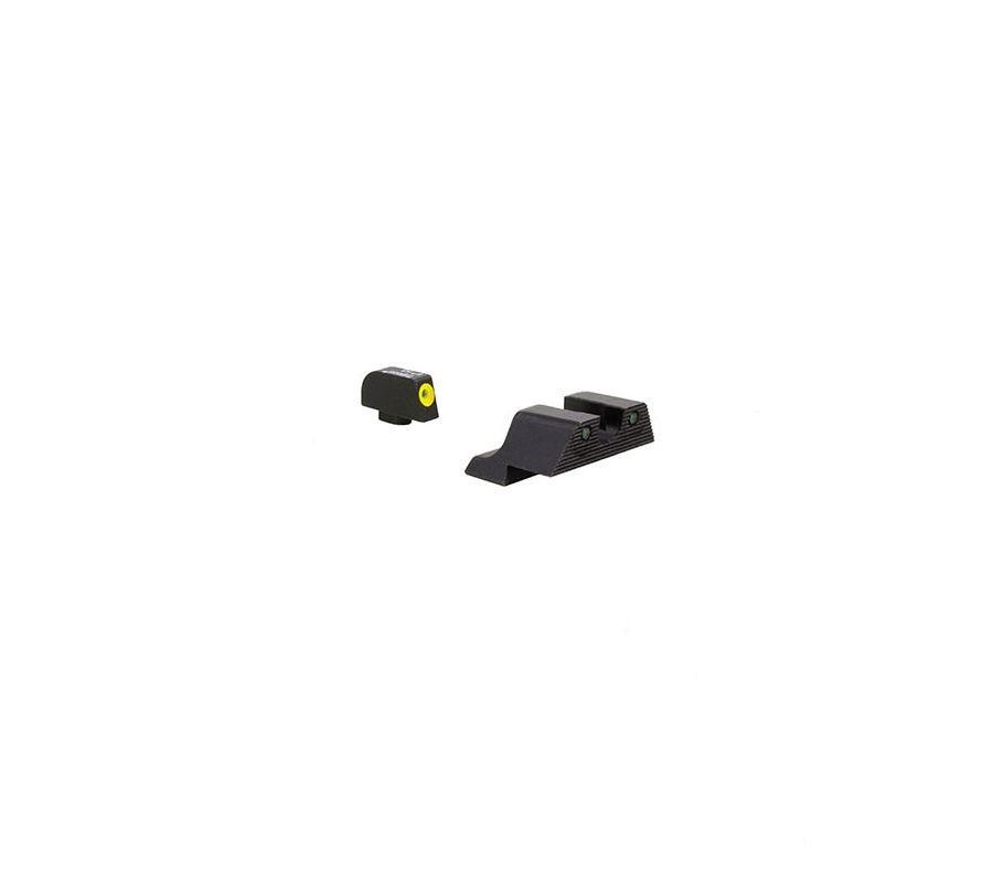 Trijicon 3DOT HD XR NS YLW GLK 9MM/40SW