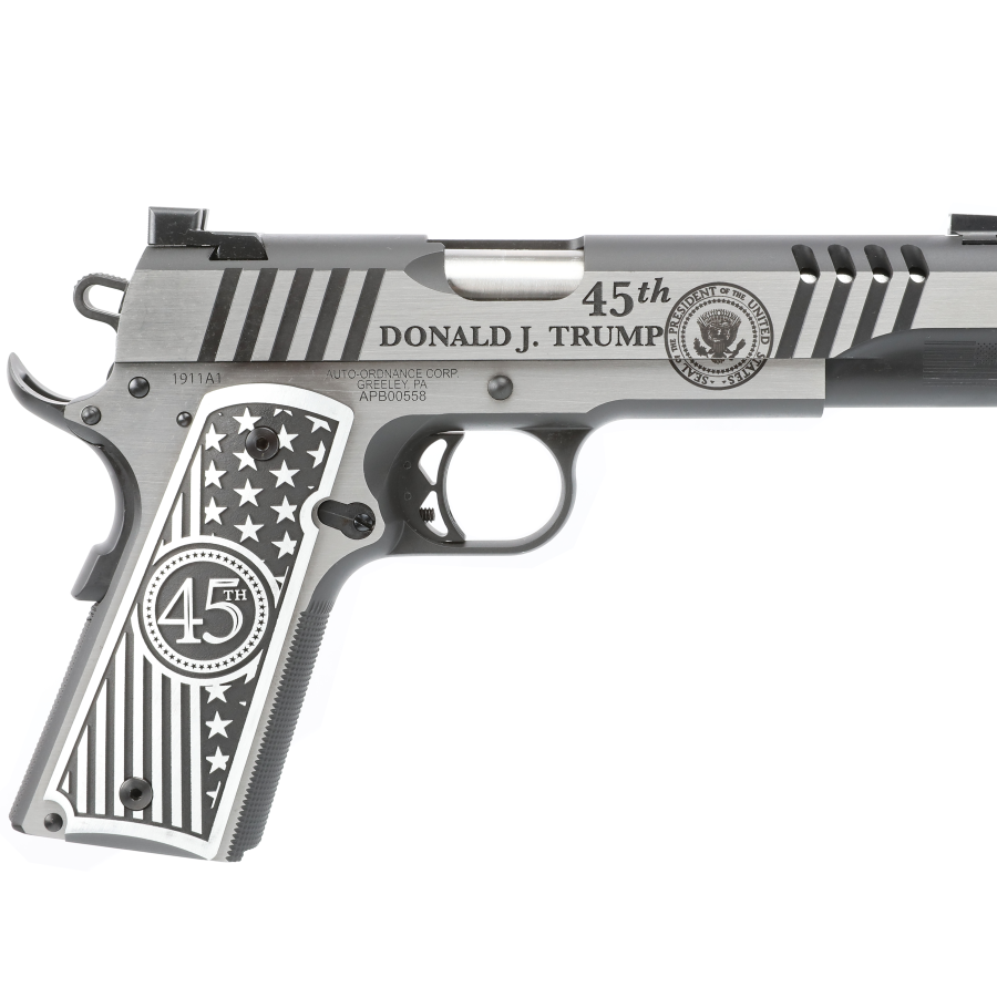 TRUMP ONE 1911 45ACP SS 7+1 # 7+1 | CUSTOM TRUMP ENGRAVING