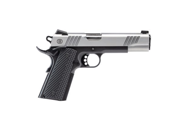 BERSA 1911 45ACP 5" SS/BLK 8+1 VZ GRIPS | NIGHT SIGHTS