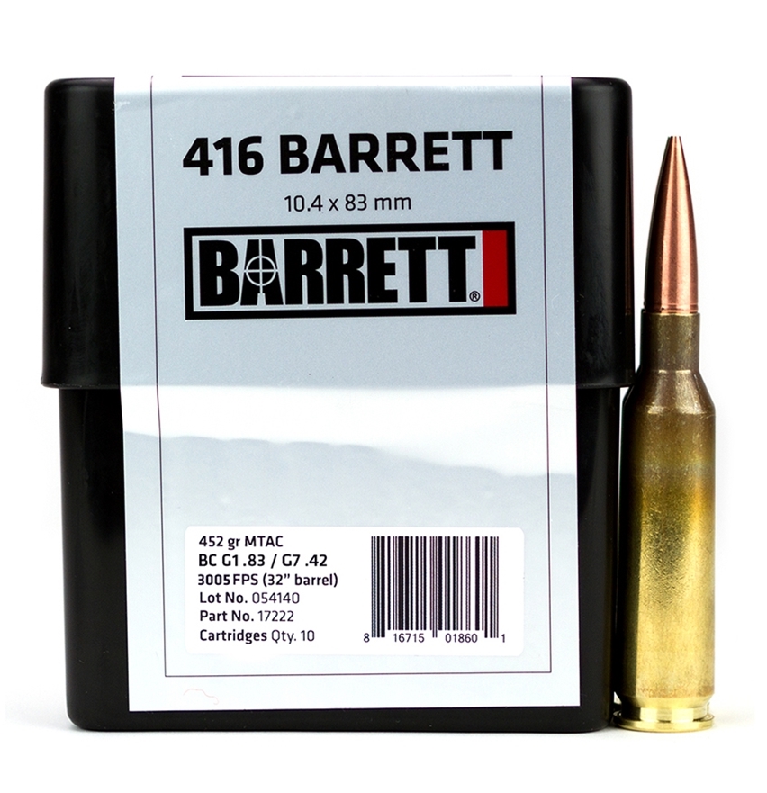 AMMO 416BAR 452GR MTAC 10RD nan