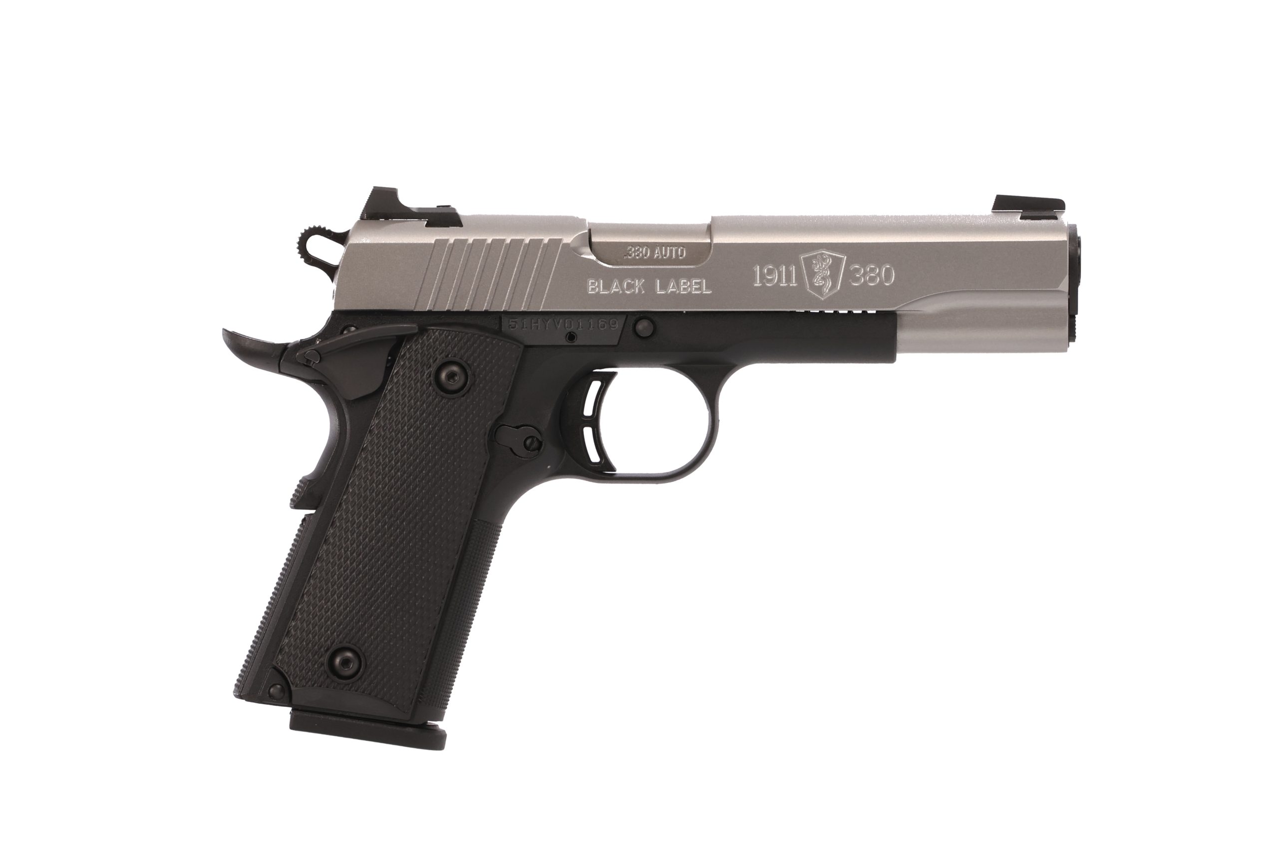 Browning 1911-380 380ACP SS 4.25"     #