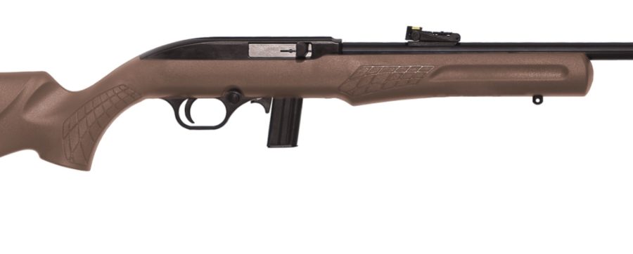 RS22 22LR BLK/BROWN 18" 10+1 SEMI-AUTO|FIBER OPTIC SIGHTS