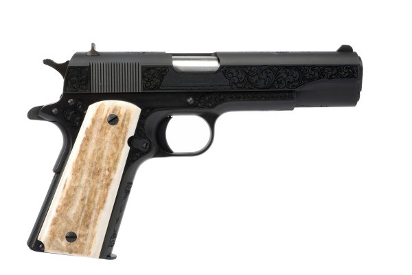 GOV'T CLASSIC 45ACP ENG/STAG TYLER GUNWORKS PREMIER GRADE