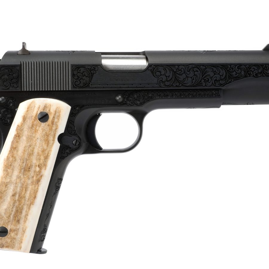 GOV'T CLASSIC 45ACP ENG/STAG TYLER GUNWORKS PREMIER GRADE