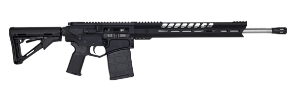 DB10BG 6.5CR BLACK 20" V RAIL STAINLESS STEEL BARREL