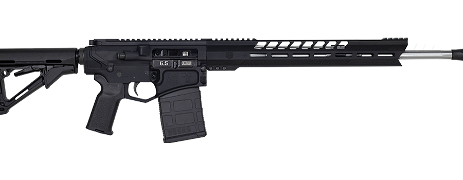 DB10BG 6.5CR BLACK 20" V RAIL STAINLESS STEEL BARREL