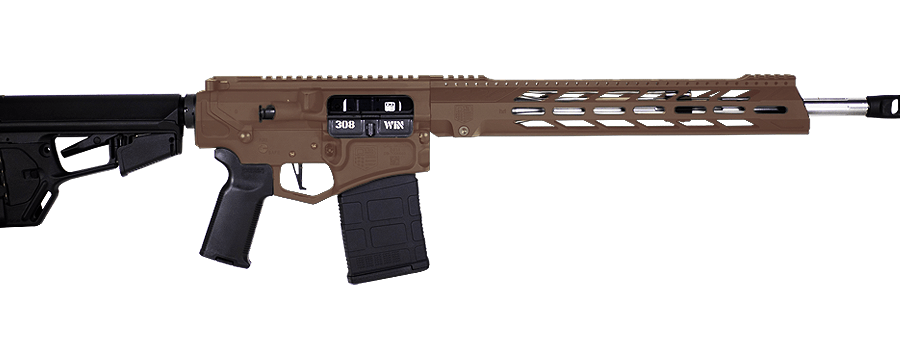 DB10D 308WIN FDE 18" M-LOK STAINLESS STEEL BARREL
