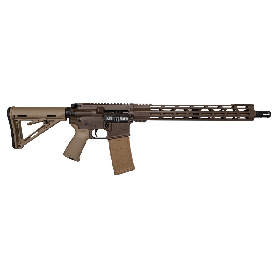 DB15 5.56 BROWN 16" M-LOK 15" 15" M-LOK RAIL