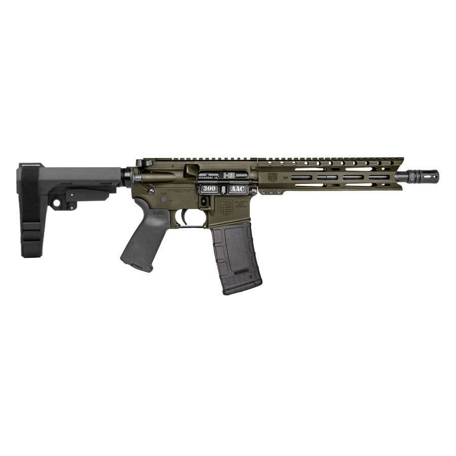 DB-15 PIST 300BLK ODG 10" SBA3 SBA3 BRACE