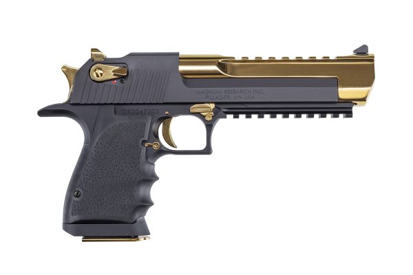 DESERT EAGLE 50AE MK XIX BK/TG TITANIUM GOLD BARREL