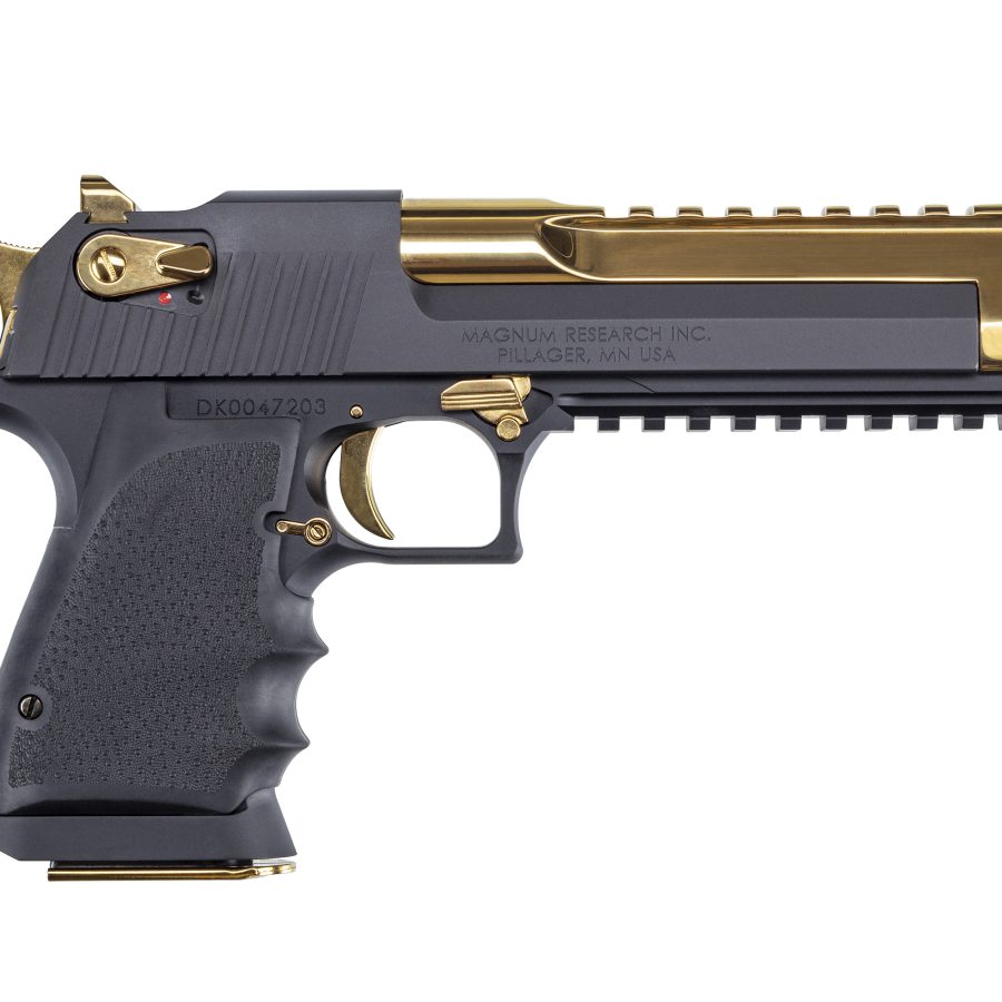 DESERT EAGLE 50AE MK XIX BK/TG TITANIUM GOLD BARREL