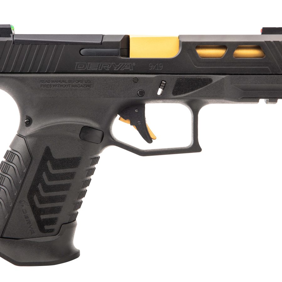 DY9 9MM BK/GLD 10+1 3.8" OR US OPTIC-READY SLIDE