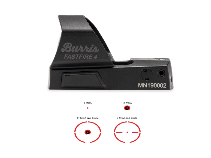 FASTFIRE IV MULTI-RETICLE MULTI RETICLE RED DOT
