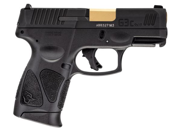 G3C 9MM BLK/BLK GOLD BBL 12+1 1-G3C931-GB