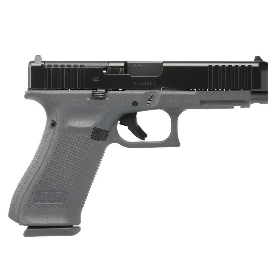 G47 G5 9MM 17+1 4.49" MOS GRAY 3-17RD MAGS | FRONT SERRATIONS
