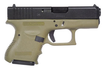 G27 40SW FS 9SH 3.5 OD GRN # W/TWO 9RD MAGS ACC & CASE