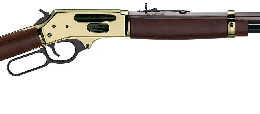 LEVER ACTION SG 30-30 BRSS 20" H009BG|SIDE GATE|BRASS REC'R