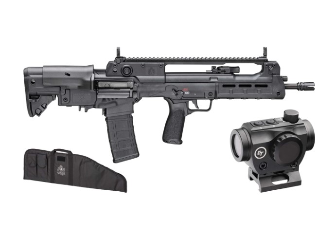 HELLION 5.56 BLK 16" 30+1 GU LOW PROFILE FLIP UP SIGHTS
