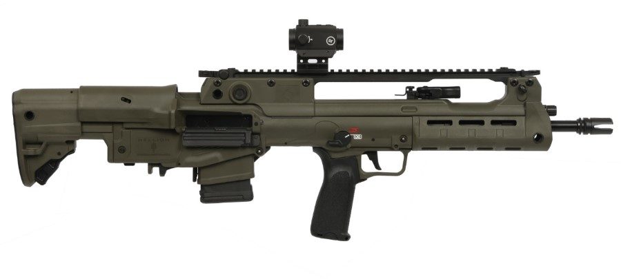 HELLION 5.56 GRY 16" 10+1 GU LOW PROFILE FLIP UP SIGHTS