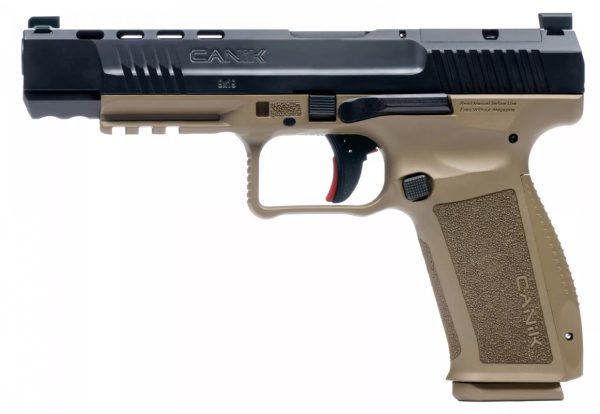 METE SFX 9MM BLK/FDE 10+1 5.2" OPTICS READY SLIDE CUT