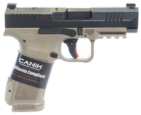 METE MC9LS 9MM BLK/FDE 10+1 CA OPTICS READY SLIDE CUT