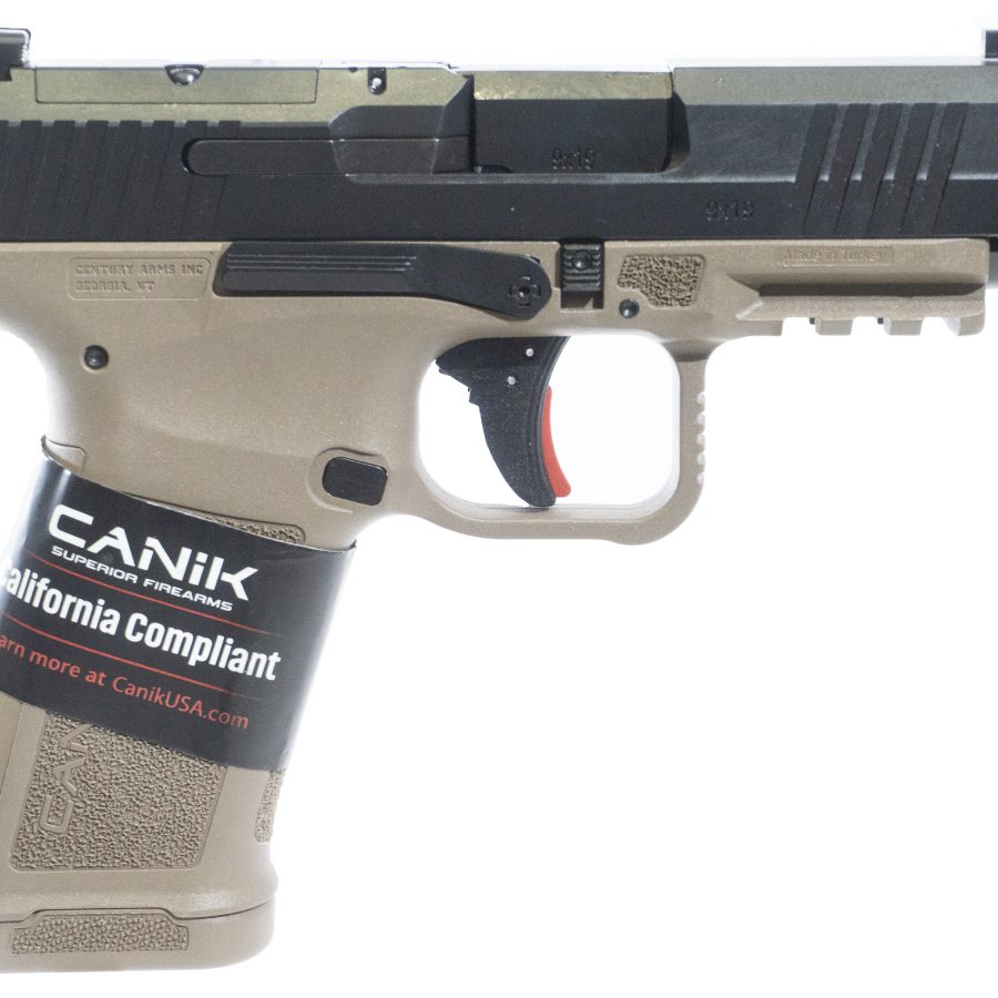 METE MC9LS 9MM BLK/FDE 10+1 CA OPTICS READY SLIDE CUT