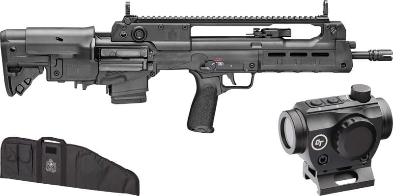 HELLION 5.56 BLK 16" 10+1 GU LOW PROFILE FLIP UP SIGHTS