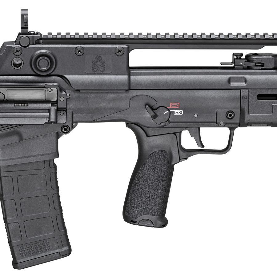 HELLION 5.56 BLK 16" 30+1 LOW PROFILE FLIP UP SIGHTS