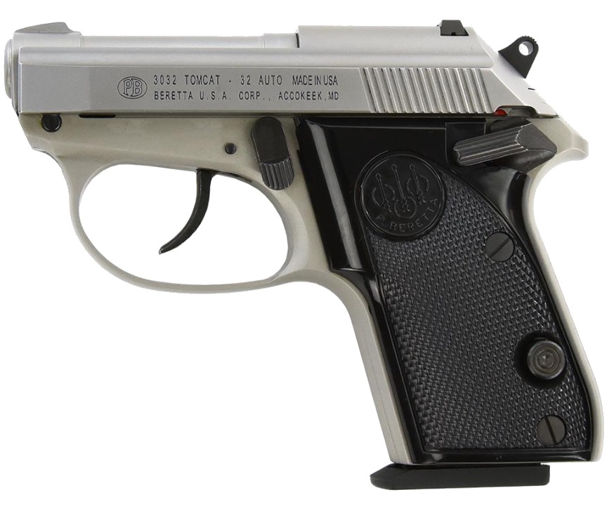 3032 TOMCAT INOX 32ACP SS CA 2.4" BBL | 7+1 | PLASTIC CASE