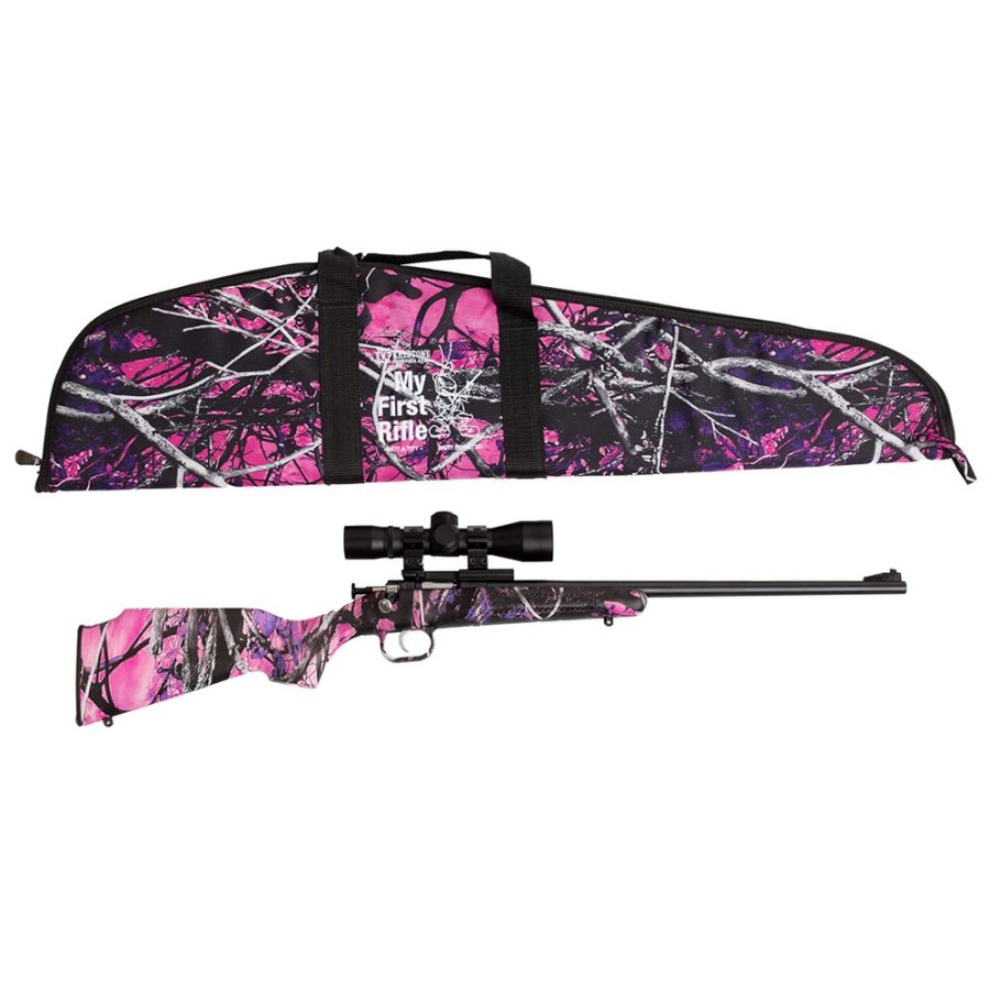 CRICKETT 22LR BL/MG SCOPE PKG MUDDY GIRL CAMO | CASE