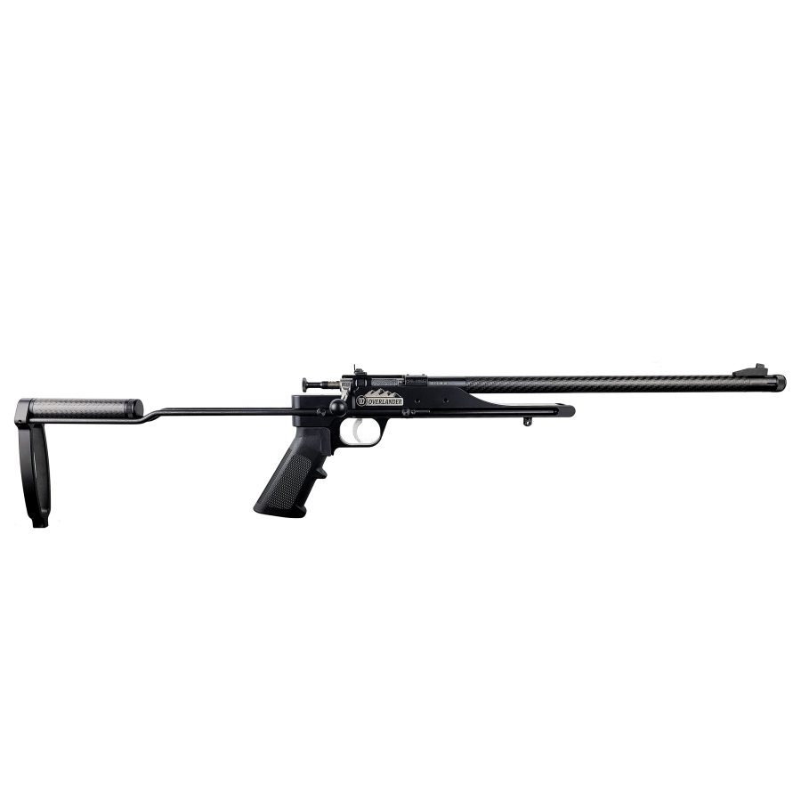 6061 OVERLANDER 22LR BLK CF TB THREADED CARBON FIBER BARREL