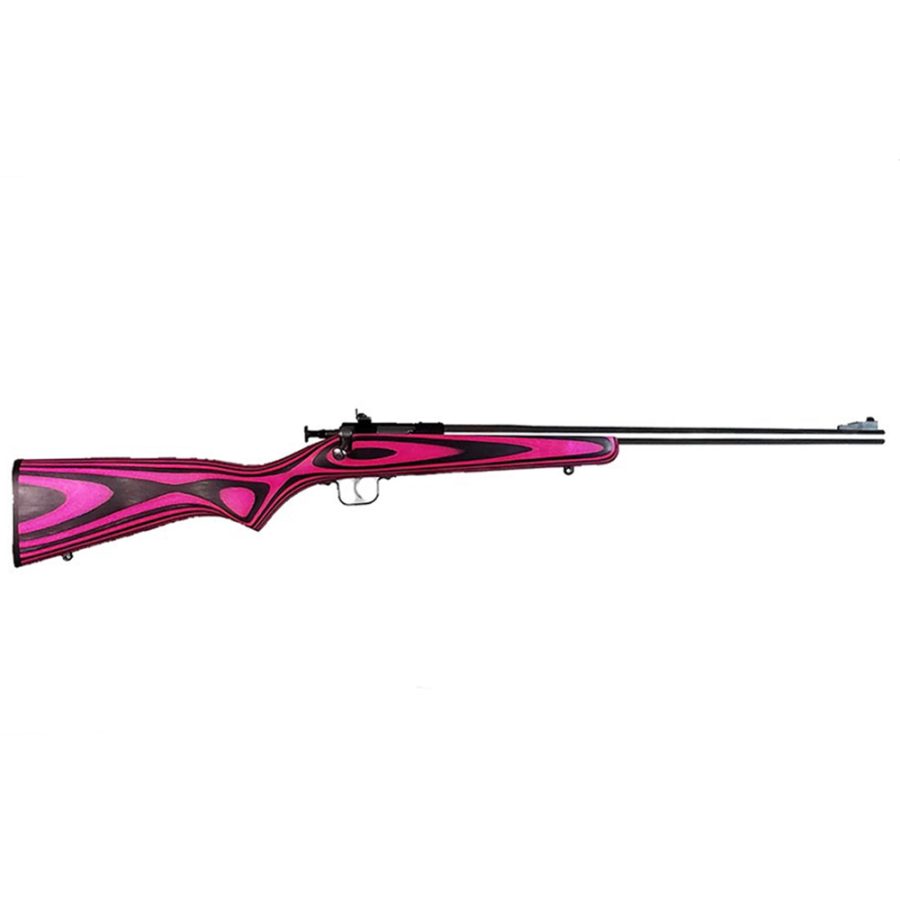 CRICKETT 22LR SS/PINK LAM BLUE RECEIVER W/STAINLESS BBL