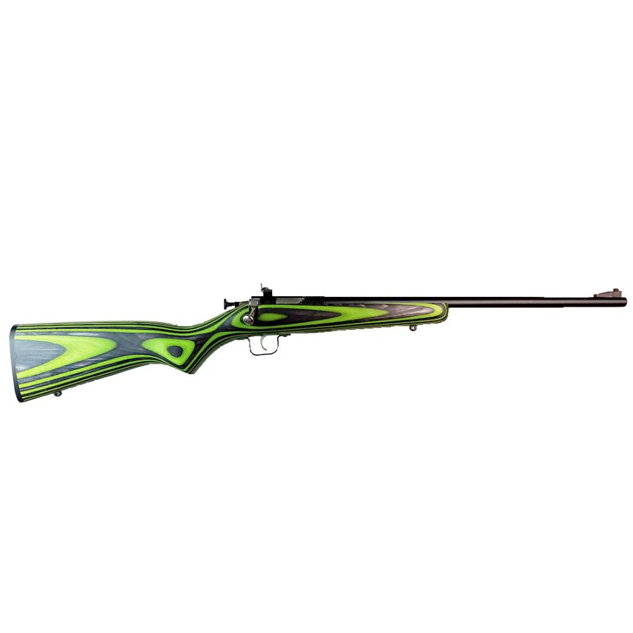 CRICKETT 22LR BL/BLK-GRN LAM SINGLE-SHOT
