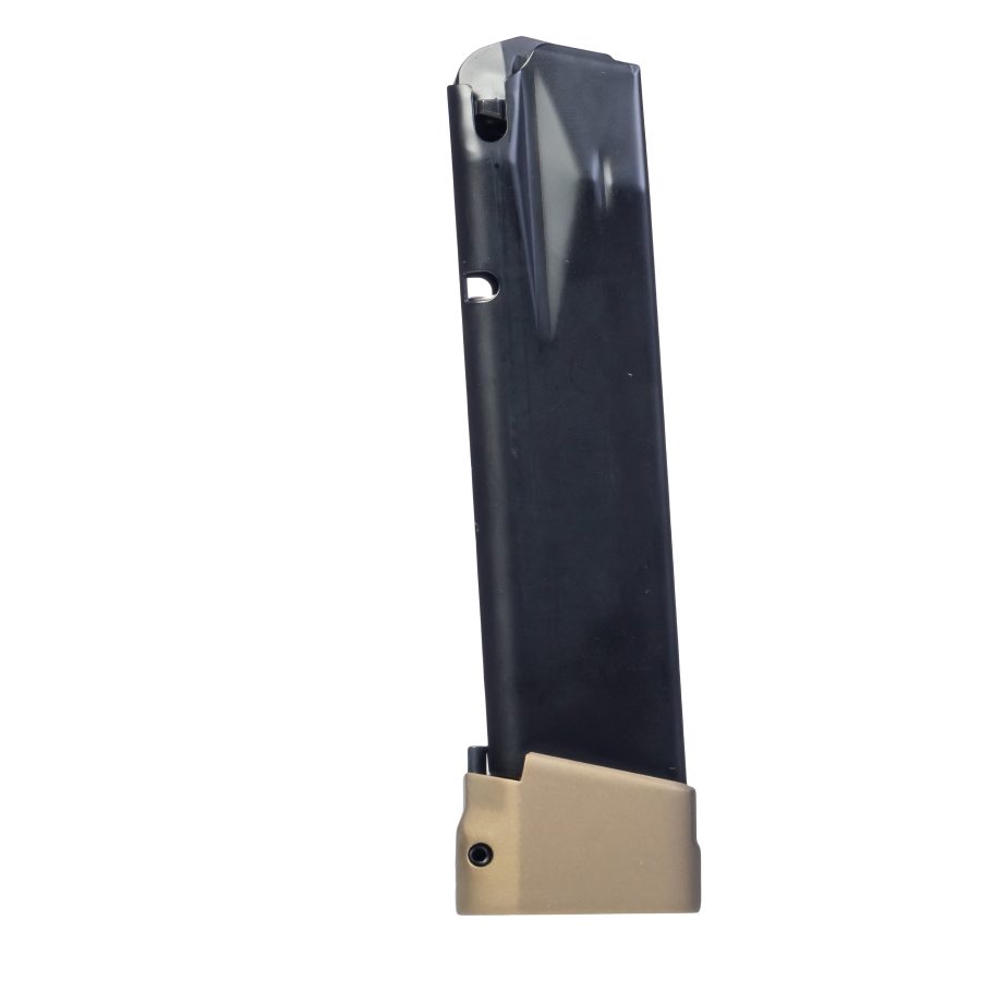 MAGAZINE TTI COMBAT 21RD 9MM BRONZE ALUMINUM BASE PLATE