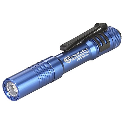 MICROSTREAM USB 250LM BLUE POCKET FLASHLIGHT