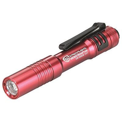 MICROSTREAM USB 250LM RED POCKET FLASHLIGHT