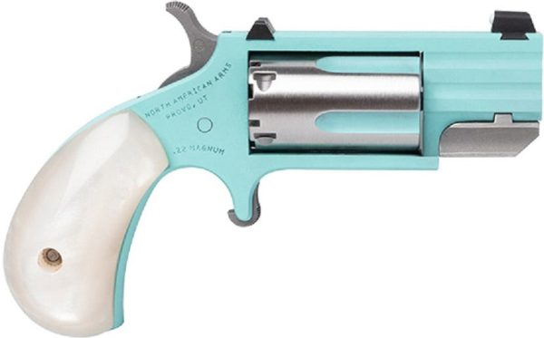 PUG 22MAG REV 1" TURQUOISE NAA-PUG-DTQ-W | PEARL GRIPS