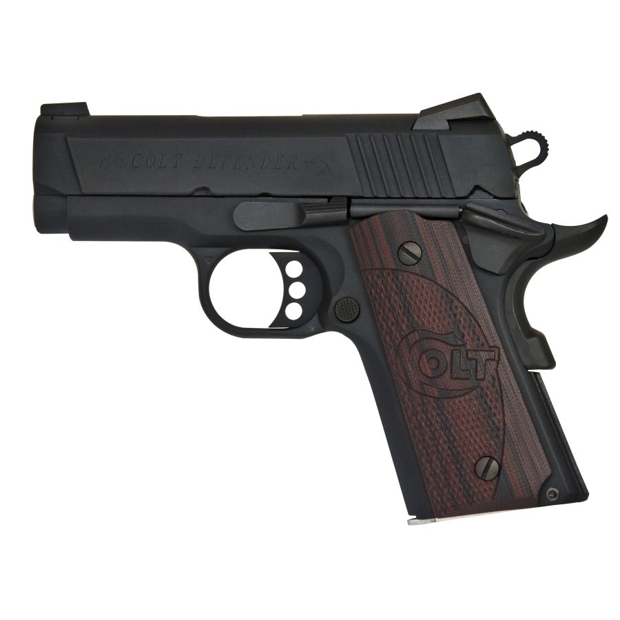 DEFENDER 9MM BLK/WD 3" 8+1 NS MATTE BLACK CERAKOTE
