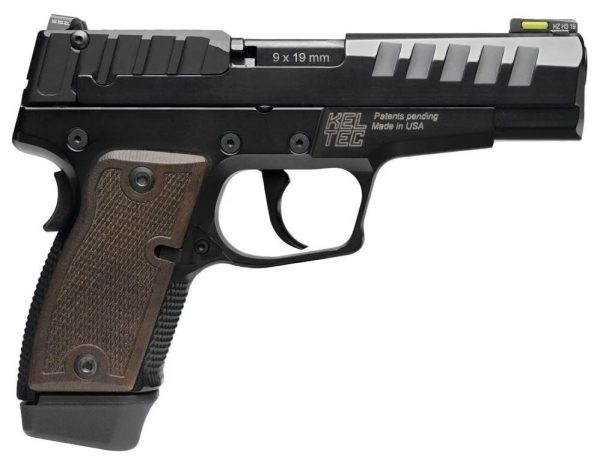 P15 9MM 15+1 BLK/WOOD GRIPS BLACK SLIDE/WOOD GRIPS