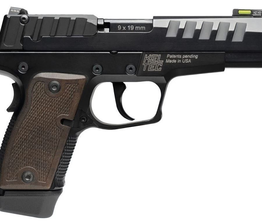 P15 9MM 15+1 BLK/WOOD GRIPS BLACK SLIDE/WOOD GRIPS