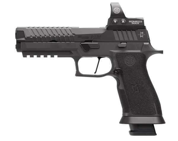P320X5 MAX 9MM 5" BLK 21+1 OPT 320X5-9-MAXM2 | ROMEO1 PRO
