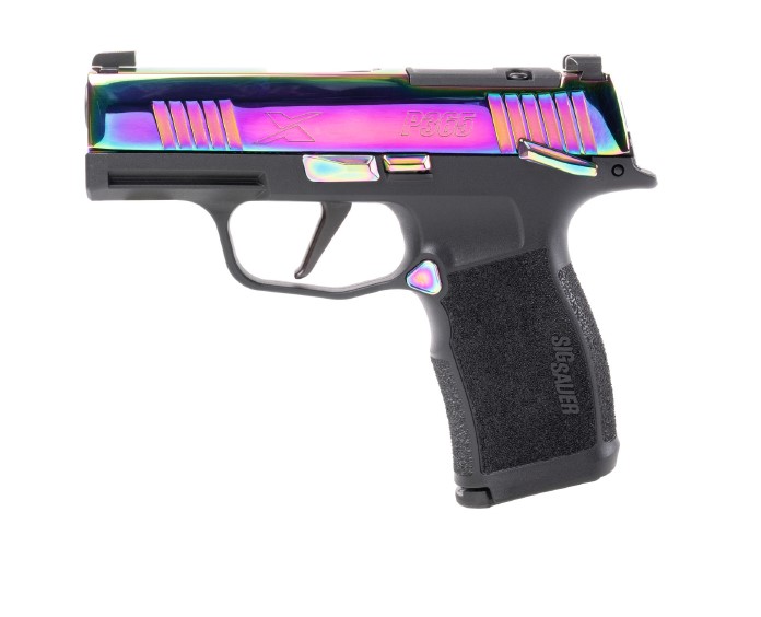 P365X 9MM RAINBOW TI 12+1 NS 365X-9-RBT-MS